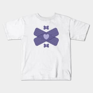 Purple Band Aid Kids T-Shirt